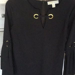 Women black cotton blouse